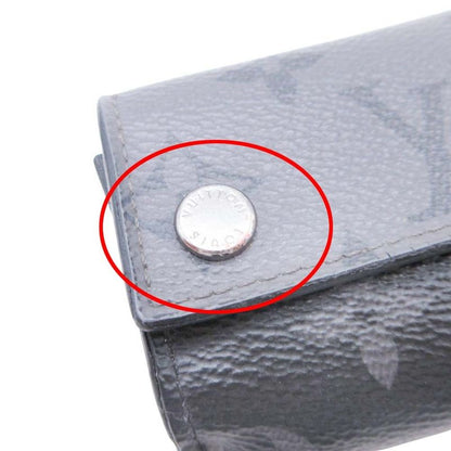 Louis Vuitton Monogram Eclipse Discovery Compact Wallet Trifold Wallet