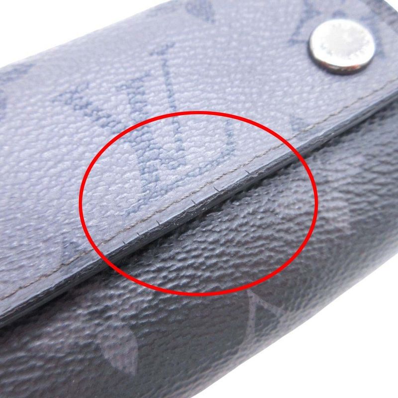 Louis Vuitton Monogram Eclipse Discovery Compact Wallet Trifold Wallet