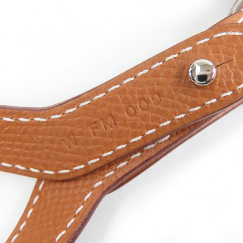 Hermes Avec Soie Airpods Pro Case Silk Leather Use Pouch Small Bag Grayish