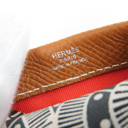 Hermes Avec Soie Airpods Pro Case Silk Leather Use Pouch Small Bag Grayish