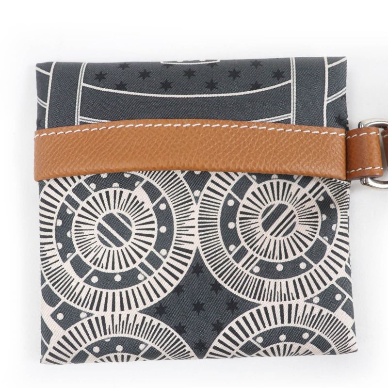 Hermes Avec Soie Airpods Pro Case Silk Leather Use Pouch Small Bag Grayish