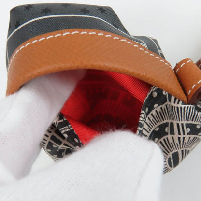 Hermes Avec Soie Airpods Pro Case Silk Leather Use Pouch Small Bag Grayish