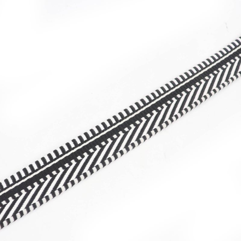 Hermes Bandouliere Sangle Kaval Togo Shoulder Strap Canvas Leather Use Black