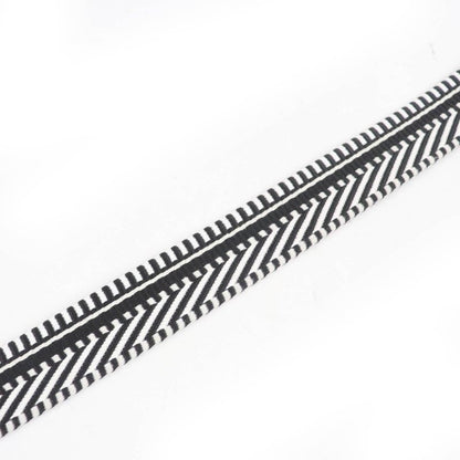 Hermes Bandouliere Sangle Kaval Togo Shoulder Strap Canvas Leather Use Black