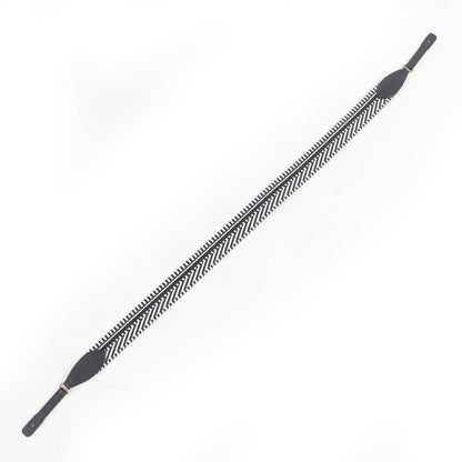 Hermes Bandouliere Sangle Kaval Togo Shoulder Strap Canvas Leather Use Black