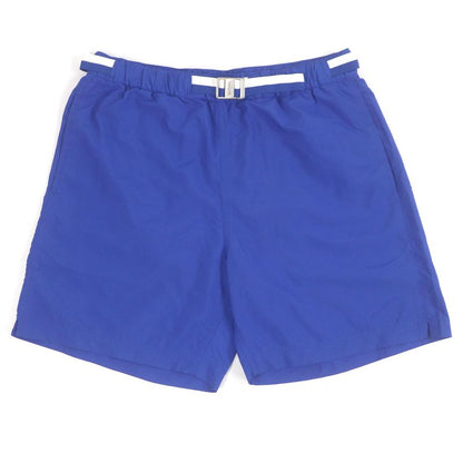 Louis Vuitton LV Logo Embroidery Embroidered Belted Shorts Blue S Made In Italy