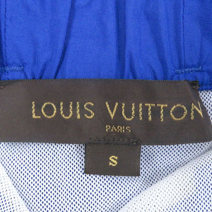 Louis Vuitton LV Logo Embroidery Embroidered Belted Shorts Blue S Made In Italy