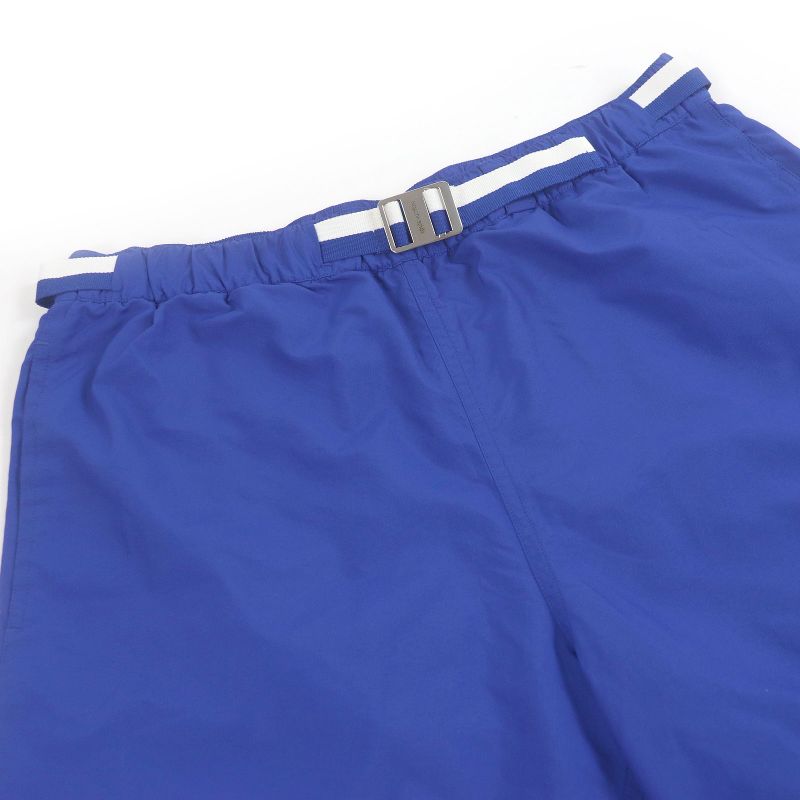 Louis Vuitton LV Logo Embroidery Embroidered Belted Shorts Blue S Made In Italy