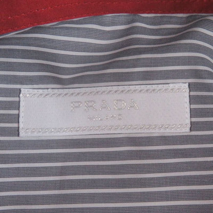 Prada Ucn167 100% Cotton Stripe Comic Design Long Sleeve Long Sleeve Shirt