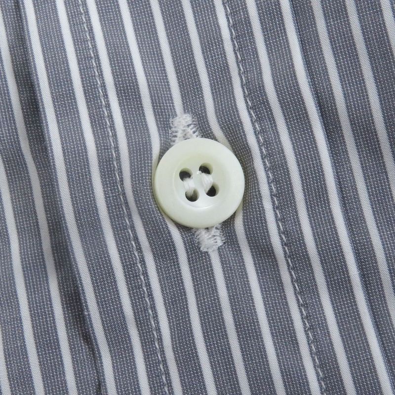 Prada Ucn167 100% Cotton Stripe Comic Design Long Sleeve Long Sleeve Shirt