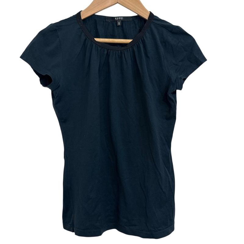Gucci Tom Ford Period Short Sleeve T-Shirt Cut and Sewn S Navy Women's Used