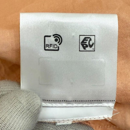 22ss Prada Long Sleeve Triangle Logo Short Length T-Shirt Cut and Sewn S Orange