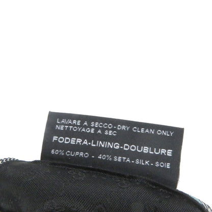 Gucci Silk Cupro Interlocking G Regimental Stripe Tie Black With Box Made In