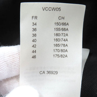 Louis Vuitton 23SS Lamb Leather Piping LV Plate Logo Button Shorts Black 34