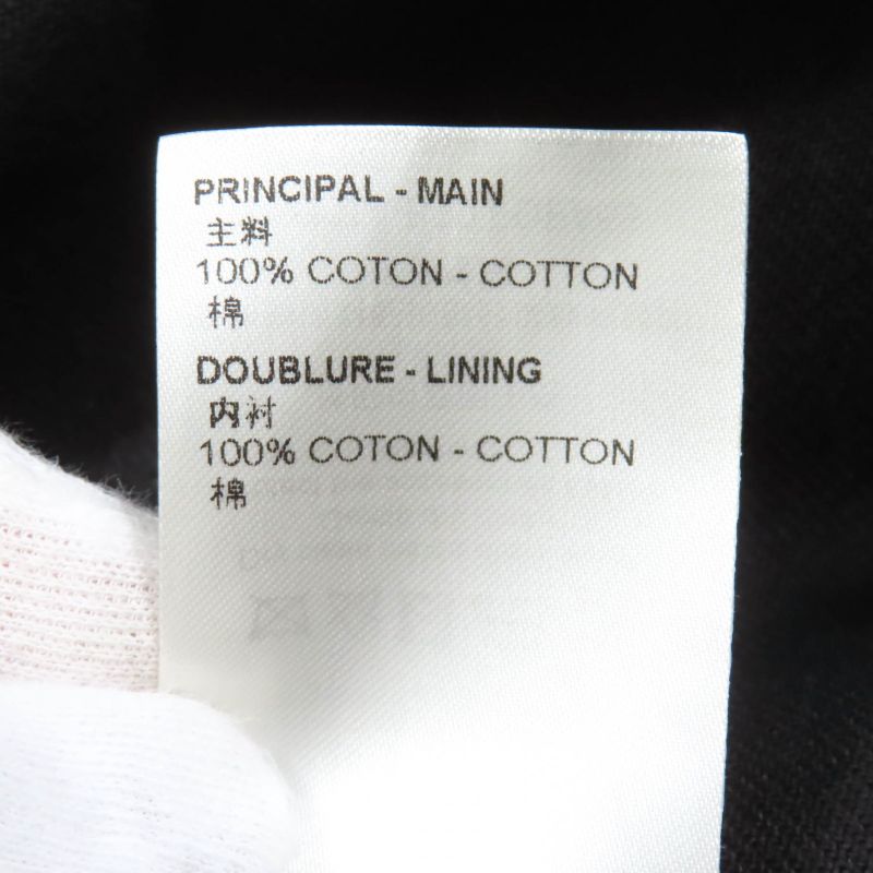 Louis Vuitton 23SS Lamb Leather Piping LV Plate Logo Button Shorts Black 34