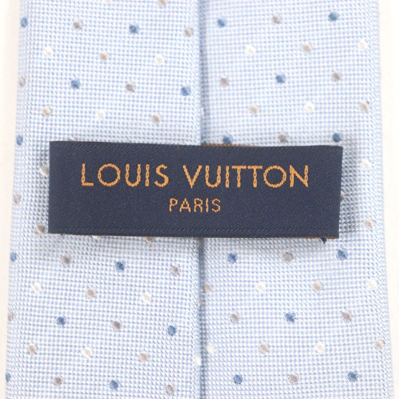 Louis Vuitton 2023 M76845 Monogram Gradient Dots 8cm (3.15in) 100% Silk Tie