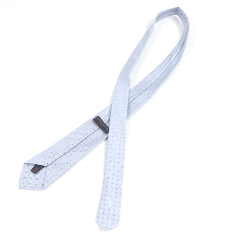 Louis Vuitton 2023 M76845 Monogram Gradient Dots 8cm (3.15in) 100% Silk Tie