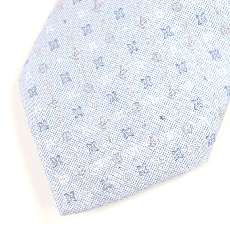 Louis Vuitton 2023 M76845 Monogram Gradient Dots 8cm (3.15in) 100% Silk Tie