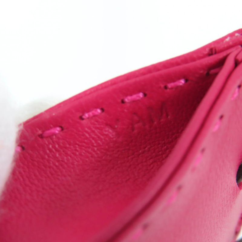 Hermes SAC Orange Sac Oranje Anjomiro Rose Mexico Bag Charm Y Engraved Box Made