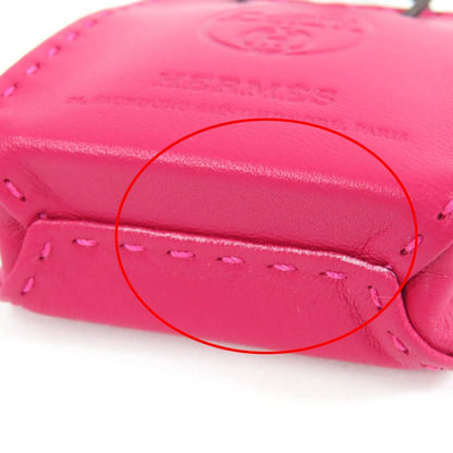 Hermes SAC Orange Sac Oranje Anjomiro Rose Mexico Bag Charm Y Engraved Box Made