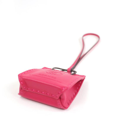 Hermes SAC Orange Sac Oranje Anjomiro Rose Mexico Bag Charm Y Engraved Box Made