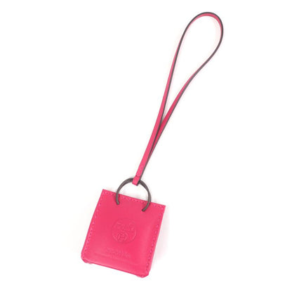 Hermes SAC Orange Sac Oranje Anjomiro Rose Mexico Bag Charm Y Engraved Box Made