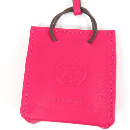 Hermes SAC Orange Sac Oranje Anjomiro Rose Mexico Bag Charm Y Engraved Box Made