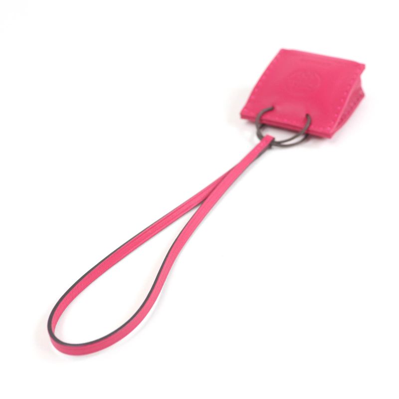 Hermes SAC Orange Sac Oranje Anjomiro Rose Mexico Bag Charm Y Engraved Box Made