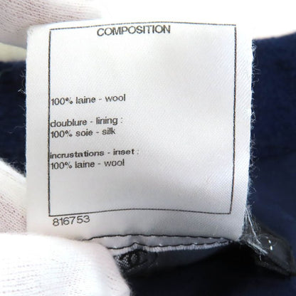 CHANEL P51806 Wool Silk Coco Button Short Length Short Sleeve Wool Tweed Jacket