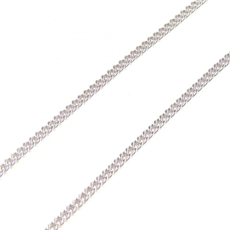 Celine Sv925 Macadam Logo Plate Necklace Pendant Accessory Silver Weight 6.6g