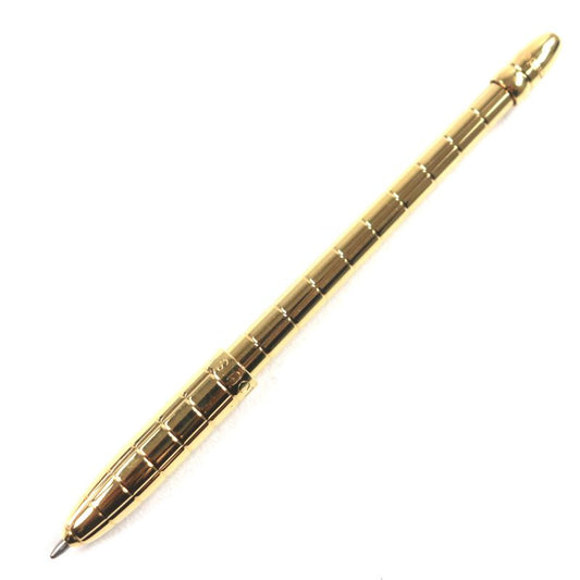  Louis Vuitton Stylo Agenda GM Logo Engraved Twist Ballpoint Pen Gold With Box