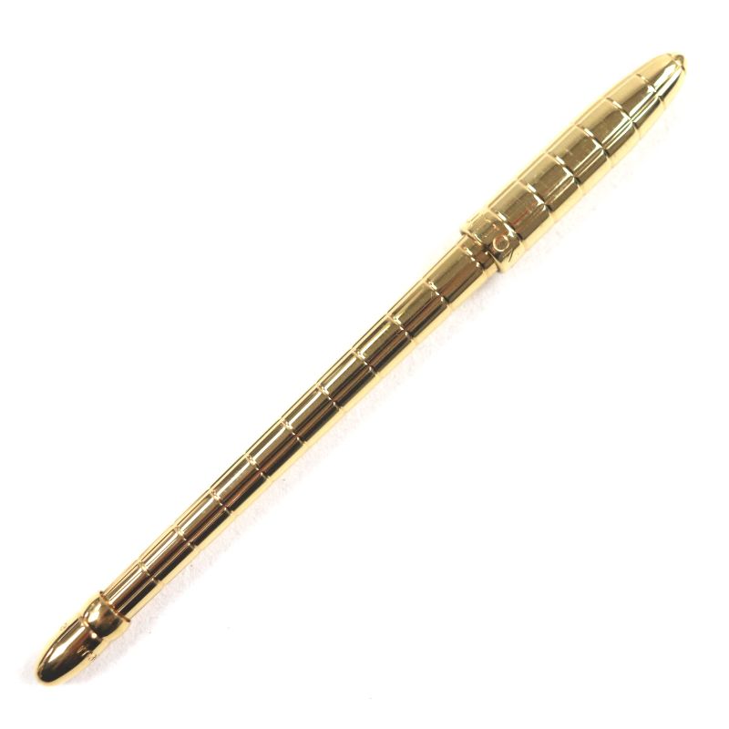  Louis Vuitton Stylo Agenda GM Logo Engraved Twist Ballpoint Pen Gold With Box