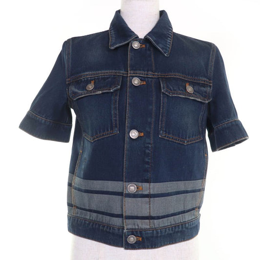 Christian DIOR 322v29a3394 100% Cotton Bee Embroidery Back Logo Short Sleeve