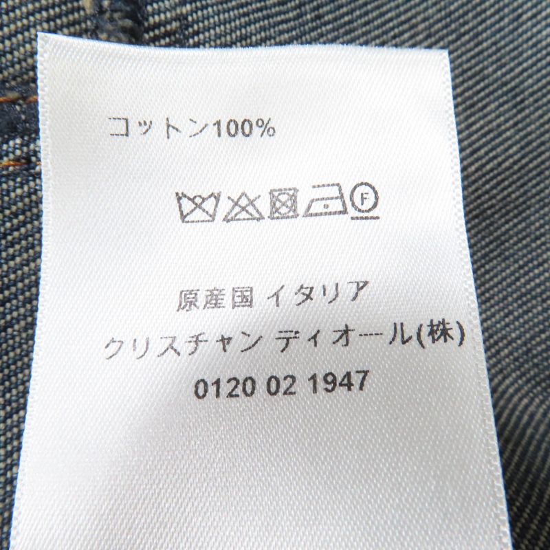 Christian DIOR 322v29a3394 100% Cotton Bee Embroidery Back Logo Short Sleeve