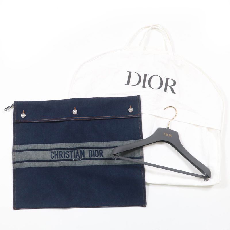 Christian DIOR 322v29a3394 100% Cotton Bee Embroidery Back Logo Short Sleeve