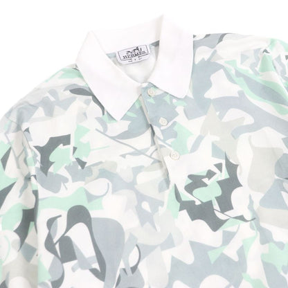 Hermes 23SS 100% Cotton All-over Pattern Short Sleeves Cut And Sewn Short-sleeve