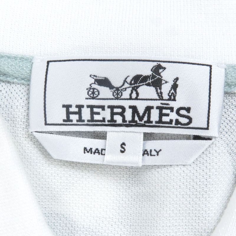 Hermes 23SS 100% Cotton All-over Pattern Short Sleeves Cut And Sewn Short-sleeve