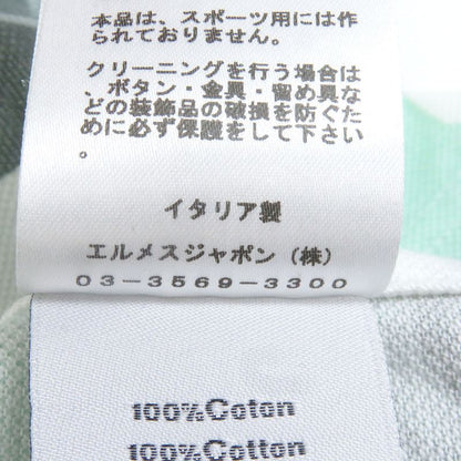 Hermes 23SS 100% Cotton All-over Pattern Short Sleeves Cut And Sewn Short-sleeve