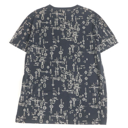 Hermes 100% Cotton Chaine D'ancre Allover Pattern Crew Neck Light Hand Cut