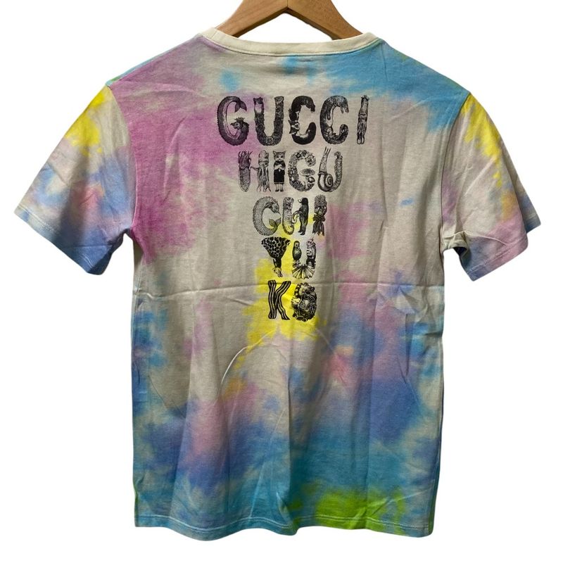 Gucci Yuko Higuchi Collaboration Rabbit Tie-Dye T-Shirt Kids Size 12 Multicolor