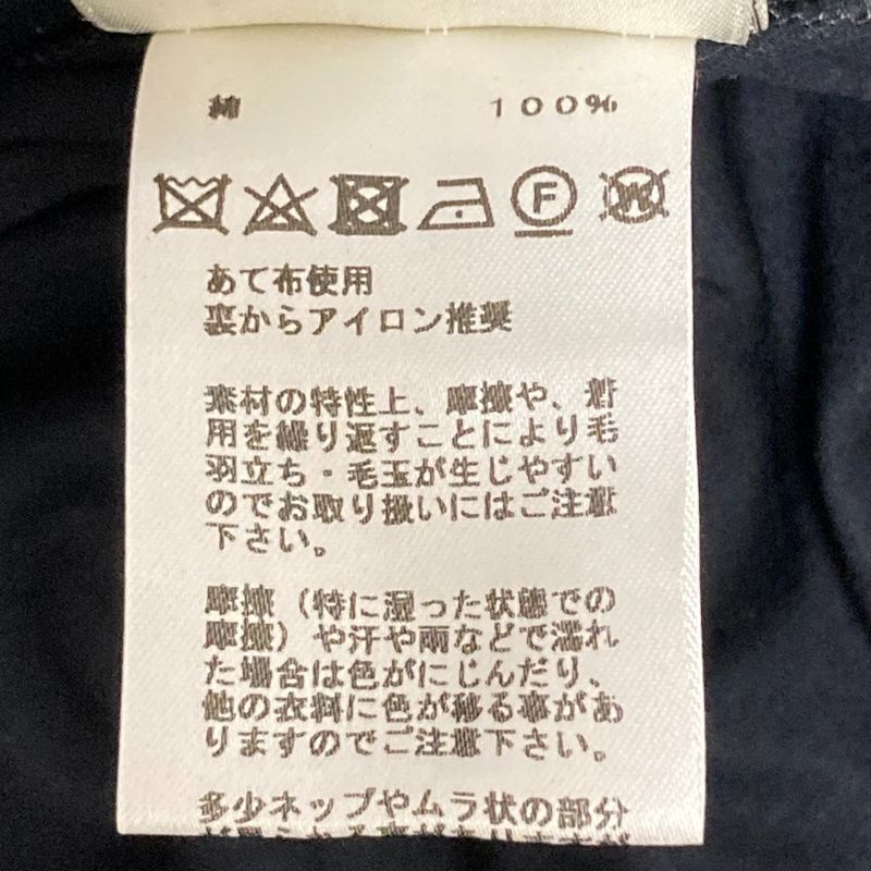 Hermes Embroidered Pocket Crew Neck T-Shirt Size 34 Black Women's Used