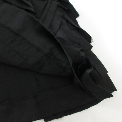 Prada Silk Satin Tiered Tank Top Size 38 Black Women's Used