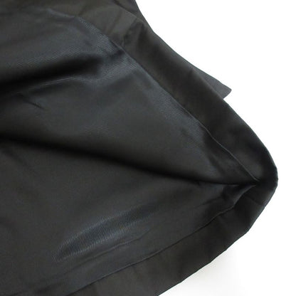 Prada Nylon Ruffle Skirt Size 38 Black Women's Used