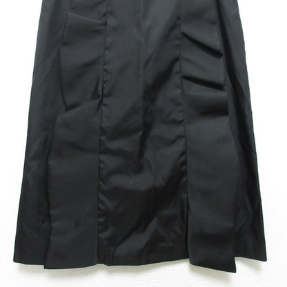 Prada Nylon Ruffle Skirt Size 38 Black Women's Used