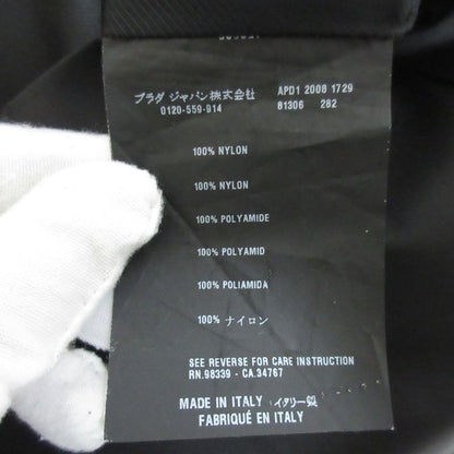 Prada Nylon Ruffle Skirt Size 38 Black Women's Used