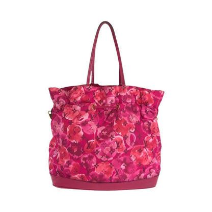 Louis Vuitton Ikat Flower Noe Full MM Rose Andian Pink Gold Hardware Nylon Tote