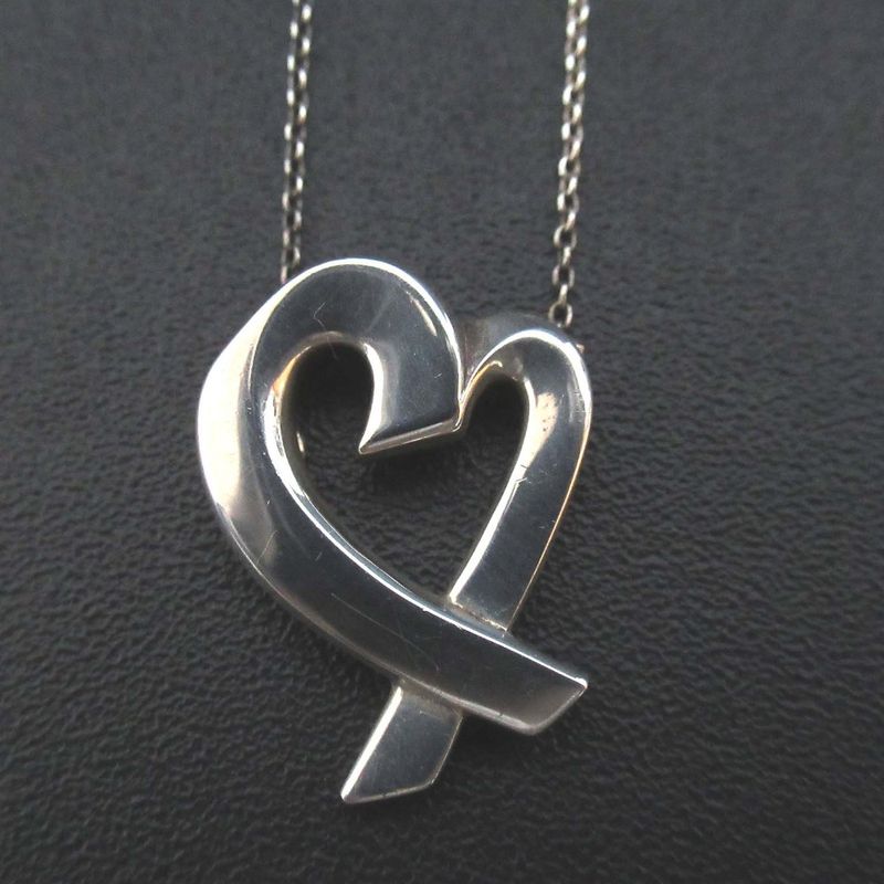 Tiffany & Co Tiffany & Co Paloma Picasso Loving Heart Necklace Pendant 925sv