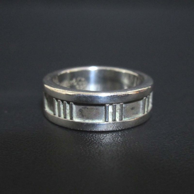 Tiffany & Co Tiffany & Co Atlas Ring 925sv 9 Silver Men's Women's Used