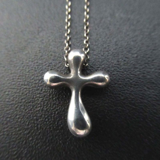 Tiffany & Co Tiffany & Co Elsa Peretti Small Cross Necklace Pendant 925sv