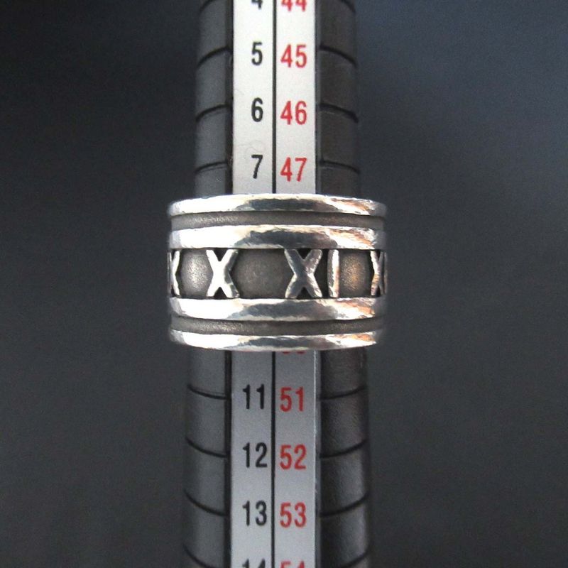 Tiffany & Co Tiffany & Co Atlas Wide Ring 925sv Silver Men's Women's Used